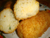 Croquetas con Muzzarella